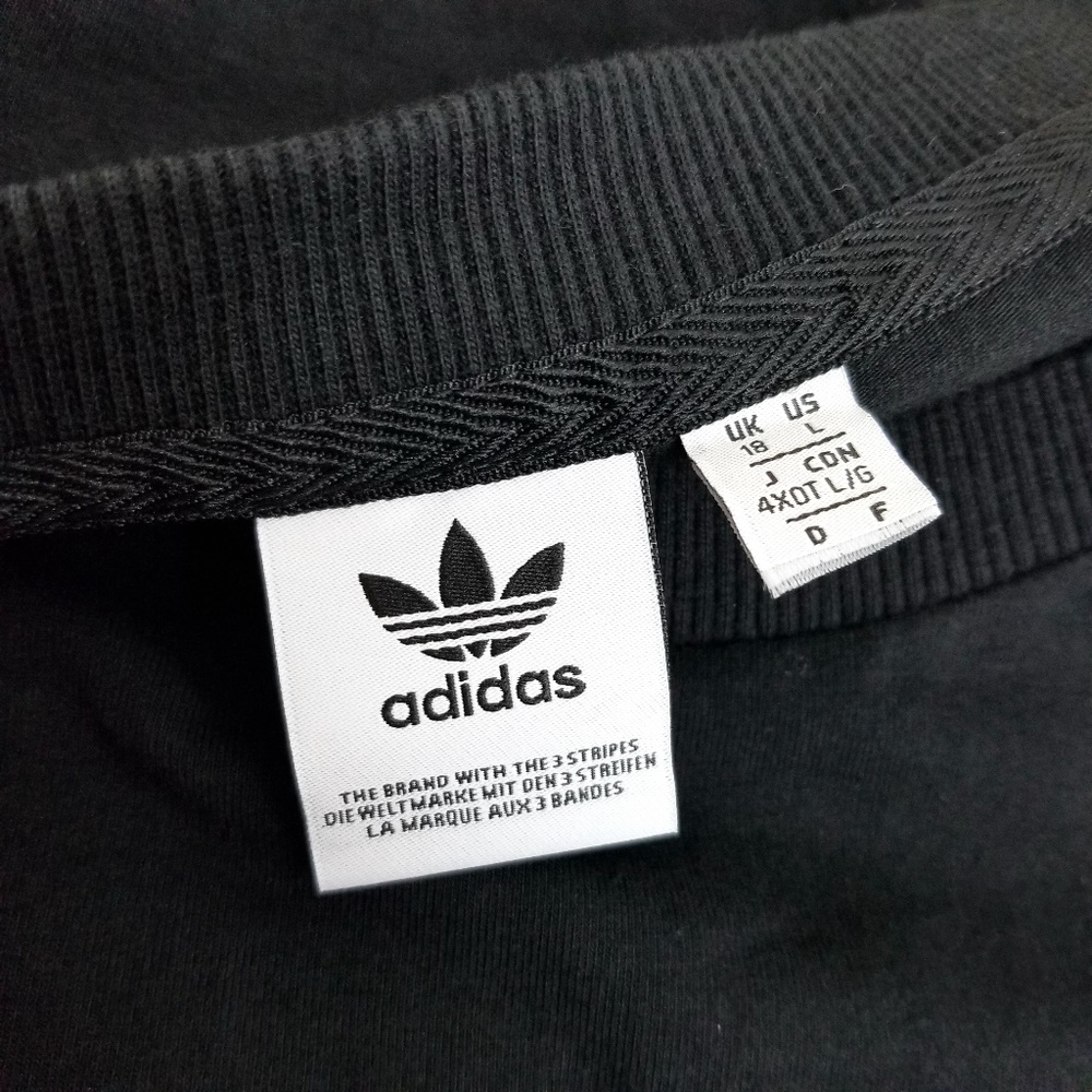 adidas 3 Stripes Logo Short Sleeve Dress T-shirt - Picture 4 of 6